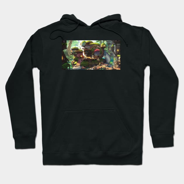 Yurtle's Travelling Pot Shop Hoodie by wesleygrant